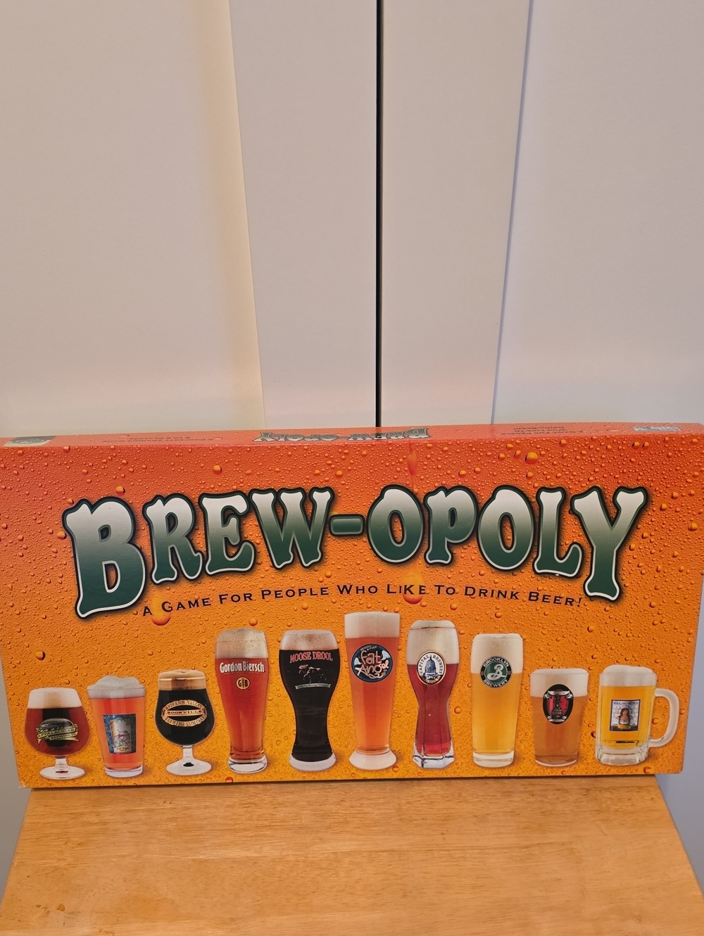 Brew-Opoly Party Board Game - Orange